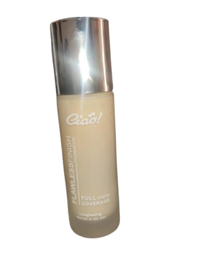 Ciao Flawless Finish Foundation Full Matte Coverage  NO.1 - Image 1