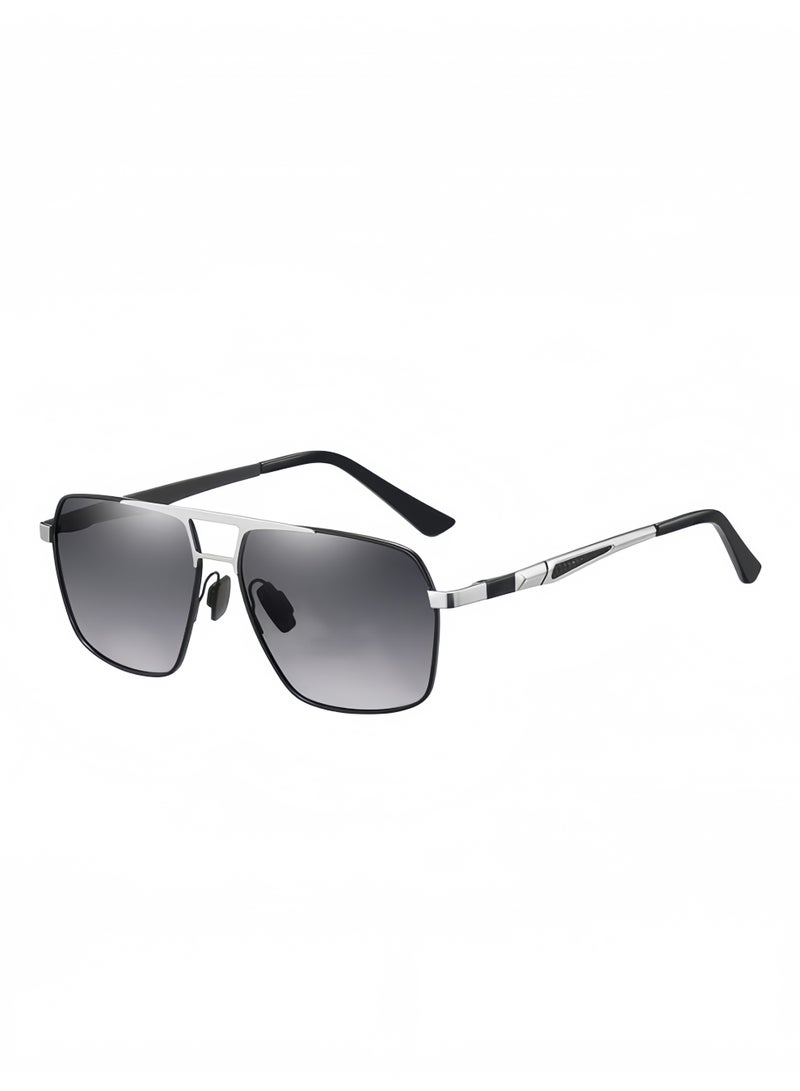 Square Polarized Sunglasses, Classic Driving Sunglasses for Men and Women, UV400 Protection Sunglasses for Summer Outdoor Beach Travel Camp Driving Sun - Image 1