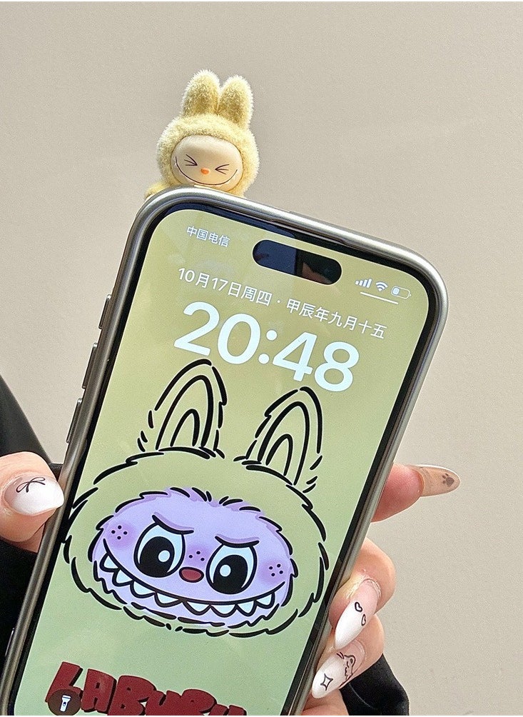 LABUBU - labubu candy-colored cute three-dimensional phone case - Image 1