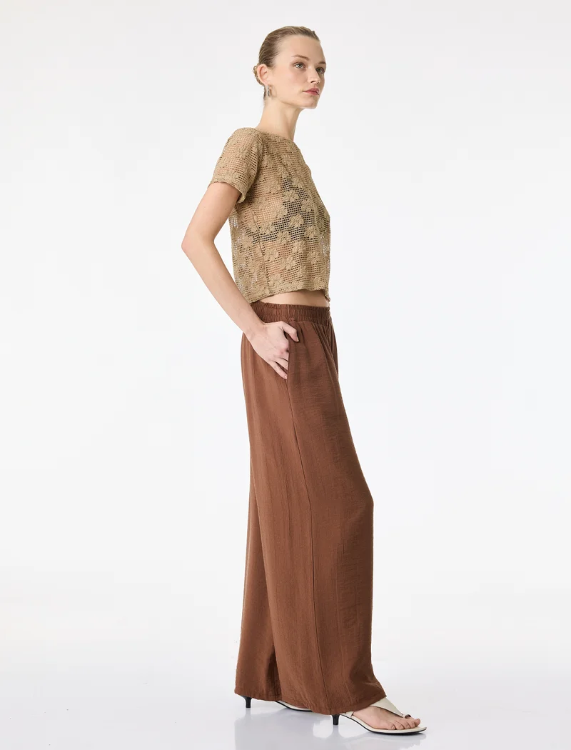 كوتون Palazzo Pants