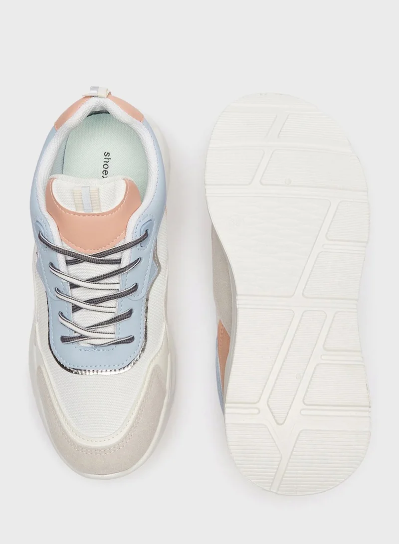 shoexpress Lace Up Low Top Sneakers