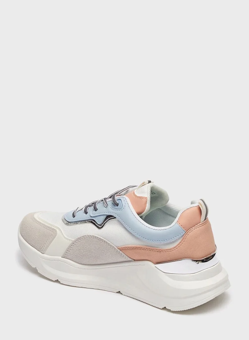 shoexpress Lace Up Low Top Sneakers