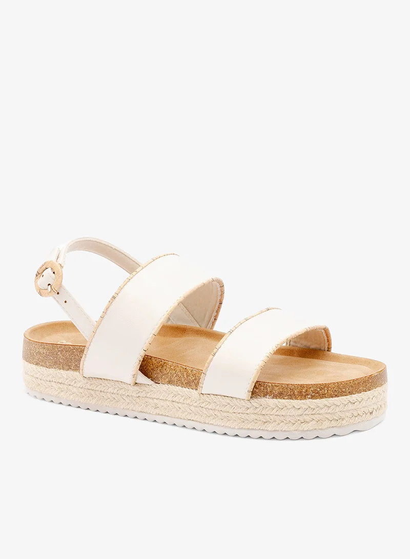 Bata Triple‑Strap Platform Sandals