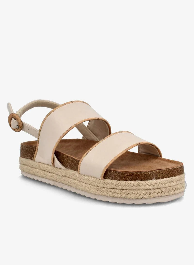 Bata Triple‑Strap Platform Sandals