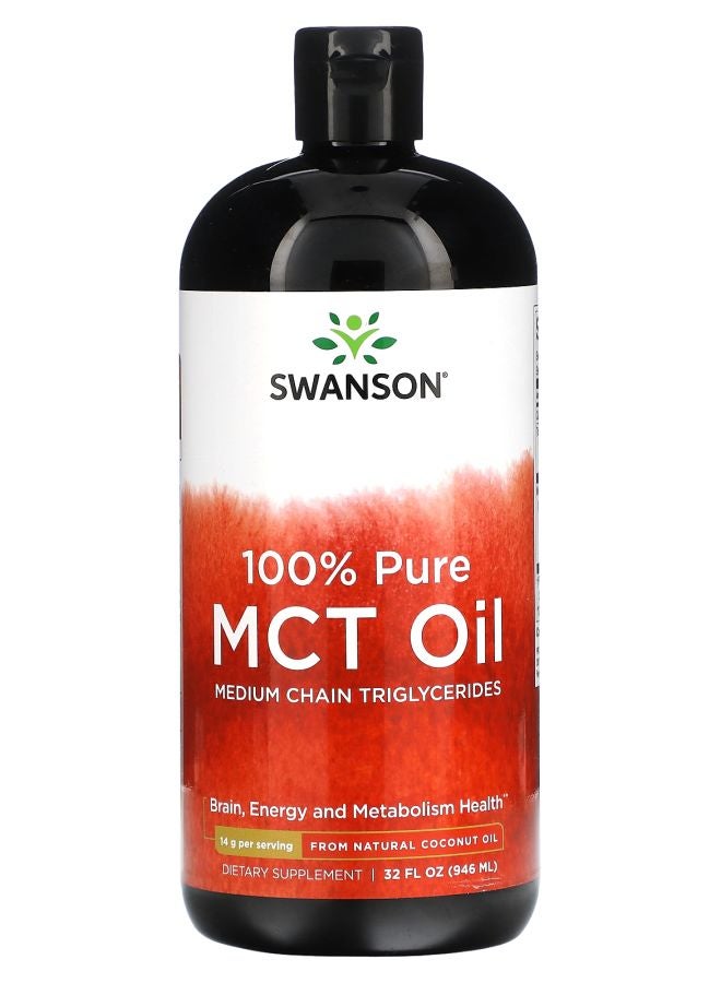 100% Pure MCT Oil 14 g 32 fl oz (946 ml)