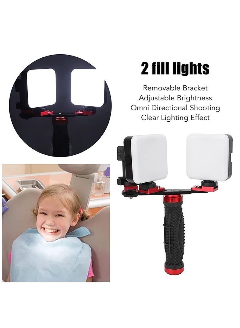 Dental Photographic Equipment, Adjustable Brightness Oral Cell Phone Camera Fill Light Clear Photos Professional Removable for Dental Clinic - Image 3