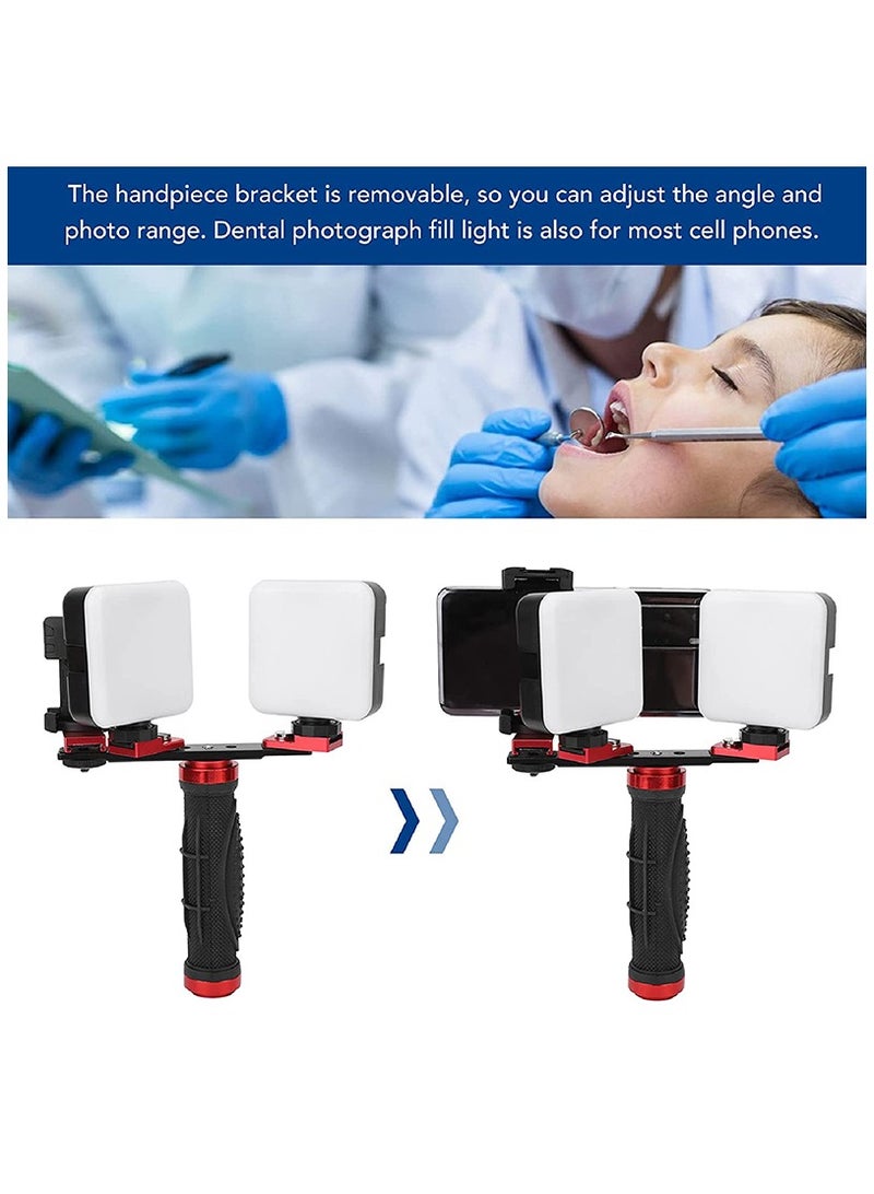 Dental Photographic Equipment, Adjustable Brightness Oral Cell Phone Camera Fill Light Clear Photos Professional Removable for Dental Clinic - Image 5