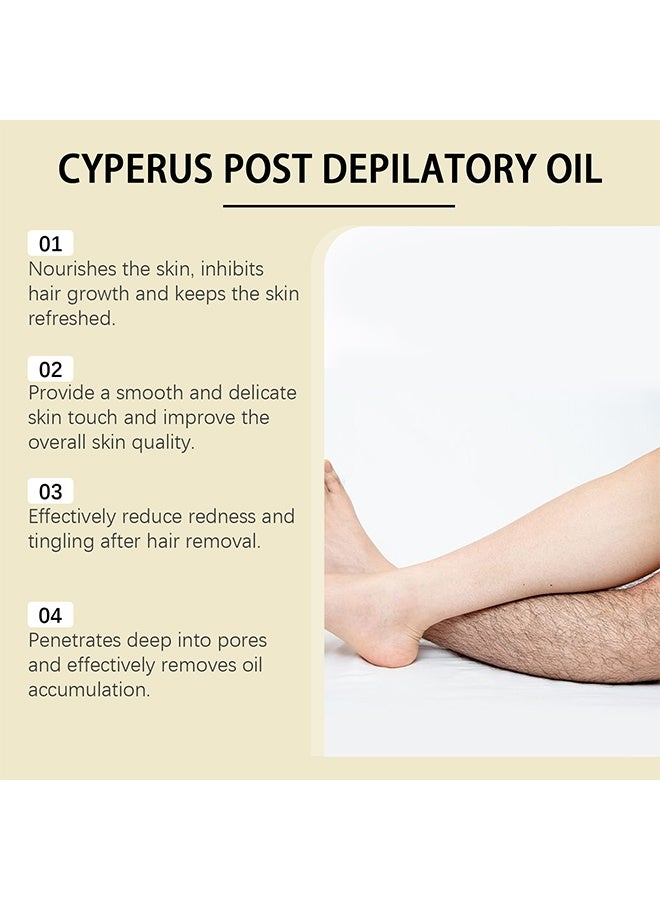 اوساورا Cyperus بعد زيت إزالة الشعر 60 مل, زيت روتوندوس قبرص, تقليل نمو شعر الجسم, مناسبة لجميع أنواع الجلد, حل إزالة الشعر الطبيعي - Image 5
