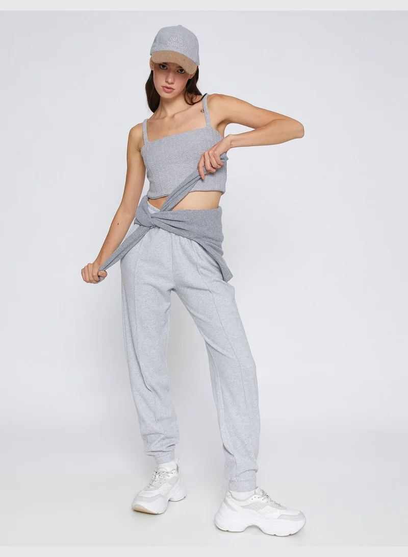 KOTON Jogger Sweatpant Ribbed
