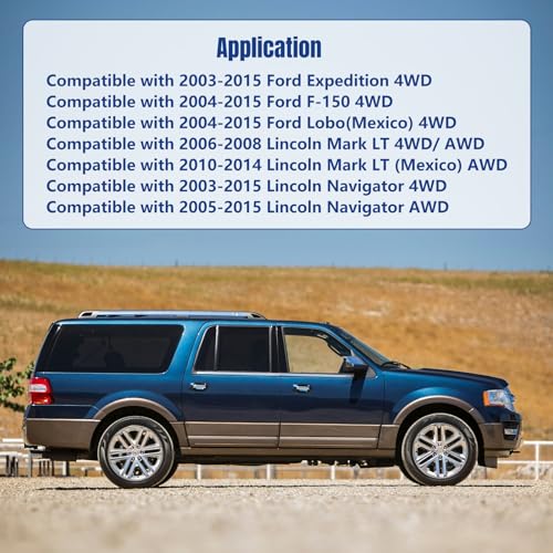 Htostar Racing محرك قفل محور 4x4 4WD من Htostar Racing 2 قطعة متوافق مع فورد F150 إكسبيديشن لينكولن مارك LT نافيجيتور 2003-2015 استبدال 7L1Z-3C247-A، 5L1Z-3C247-A، 600-105 العجلة الأمامية اليسرى/اليمنى - Image 5