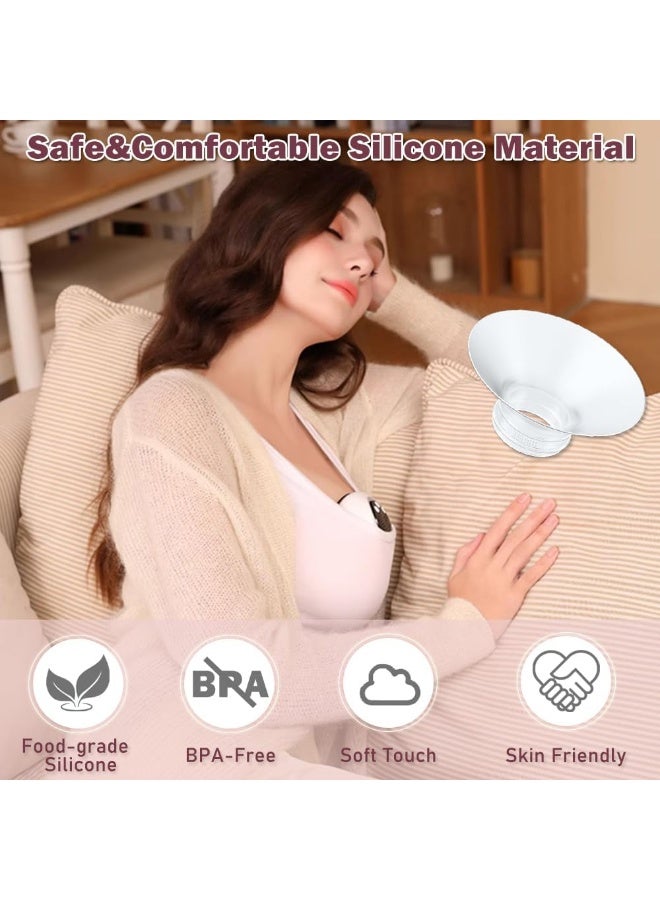 IVARONAL Flange Insert 13mm 6pcs Compatible with Momcozy M5/M9/M6/S12 Pro/V1 Pro/V2 Pro, for Spectra/Medela/MomMed/eufy/Lansinoh/Elvie Breast Pump - Image 5