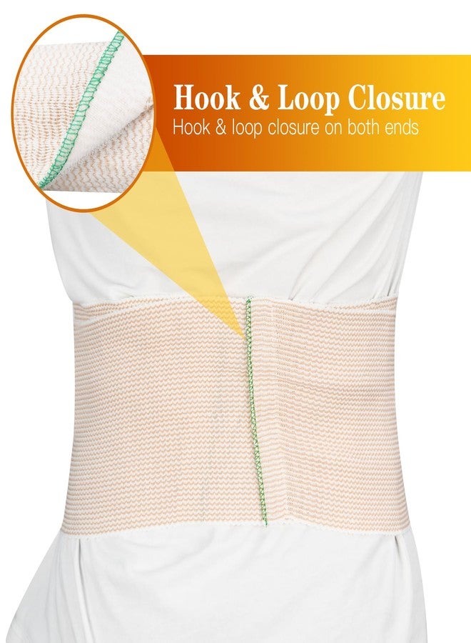 LFSEMINI 2 Pack 4" Premium Elastic Bandage Wrap, Reusable Hook and Loop Compression Wrap Bandage for Knees, Ankles, Wrists, Legs, Body - Image 5