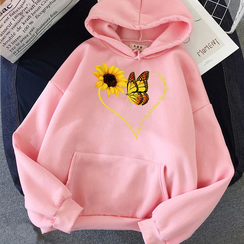 2024 Amazon ebay AliExpress Cross-border Independent Station eBay Creative Letters European and American Mens and Womens Hooded Sweats Pink 