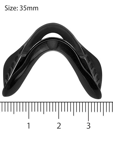 Eye Opening Stuff Replacement Nosepiece Nosepad Compatible with Oakley M2 Frame/M2 Frame XL OO9343 Sunglasses - Black - Image 2