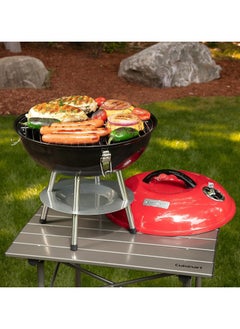 Cuisinart Cuisinart CCG190RB Inch BBQ, 14" x 14" x 15", Portable Charcoal Grill, 14" (Red)  - Image 2