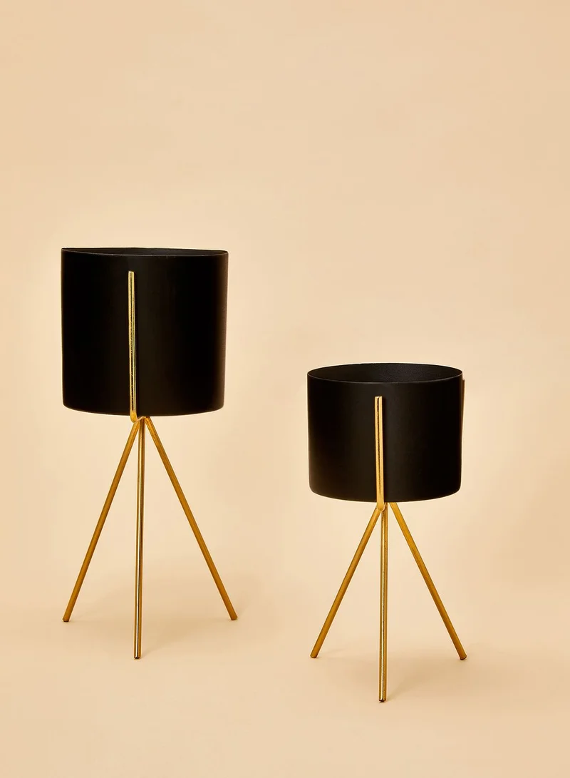 present time Plant Pot Set With Stand