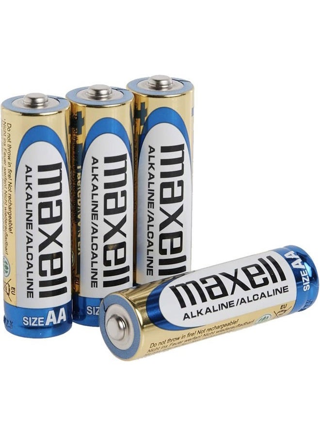Maxell – 723465, Reliable AA Alkaline Battery - 10x Long-Lasting with 1.5V Performance with Mercury & Cadmium Free - Ideal for Wireless Keyboards, Mouse, Clocks, Flashlights & Toys - Pack of 4 - Image 5
