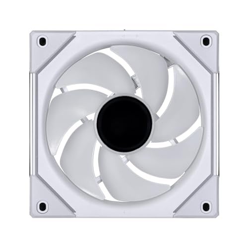 LIAN LI مروحة Lian Li UNI Fan SL-Infinity 120-حزمة ثلاثية-ARGB-تصميم مرآة لانهائية-تصميم سلسلة زهرية-تأثيرات إضاءة قابلة للتخصيص-اتصال بكابل واحد-مع وحدة تحكم-أبيض-(UF-SLIN120-3W) - Image 4