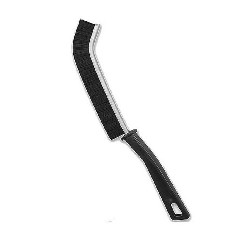 RBGIIT Small Gap Cleaning Brush Hard Bristle Gap Brush for Cleaning Multipurpose Crevice Cleaning Dead Corners of Bathroom Kitchen Tiles MultiFunctional Window Slots Black 1 - Image 1