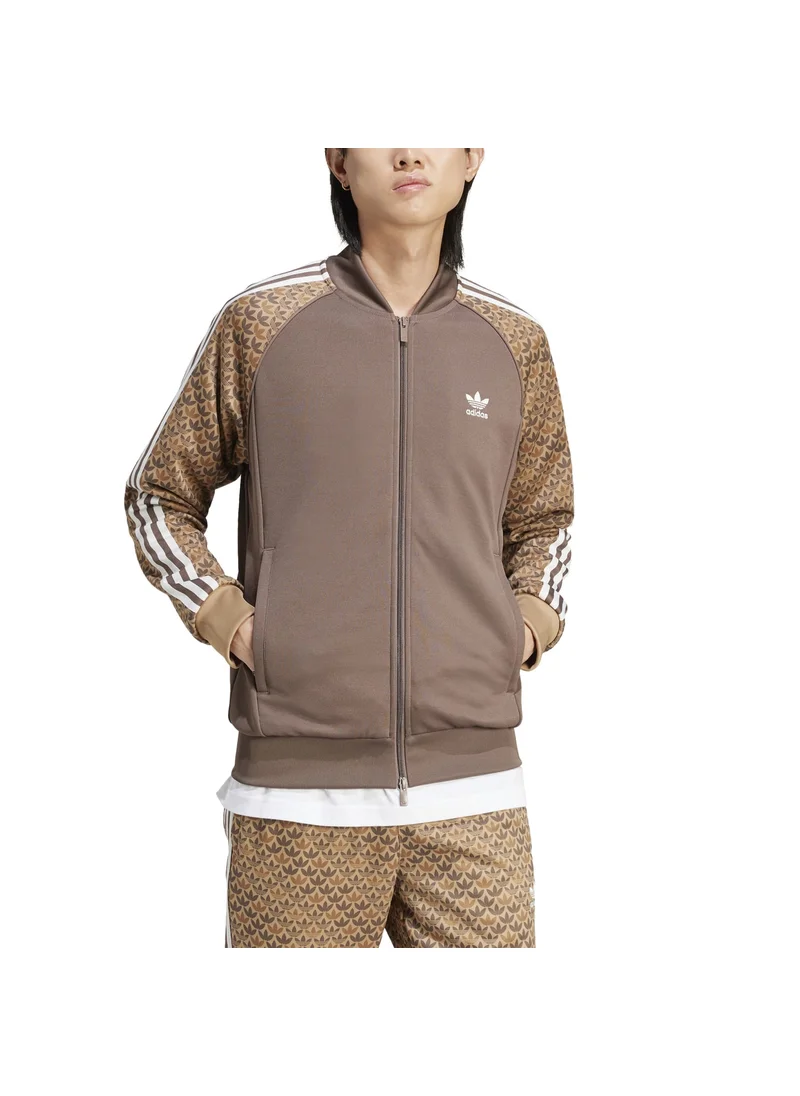 اديداس adidas SSTR MONO TT Brown Originals Men TRACK TOPS