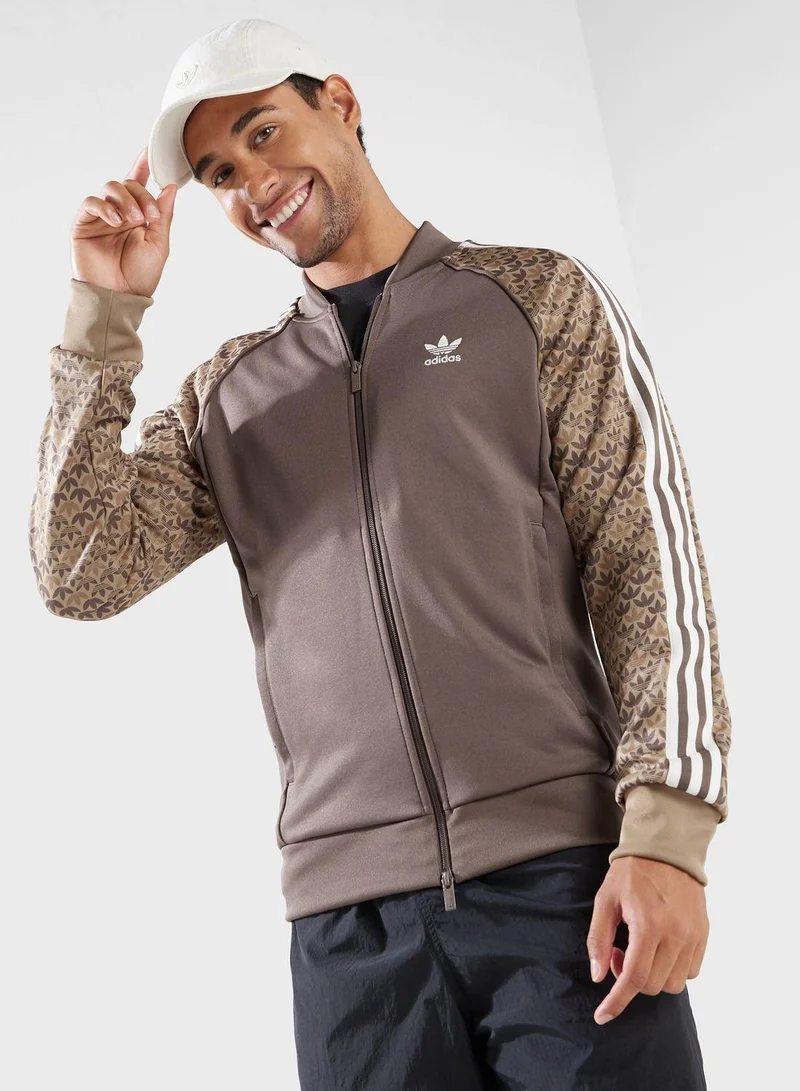 Adidas adidas SSTR MONO TT Brown Originals Men TRACK TOPS