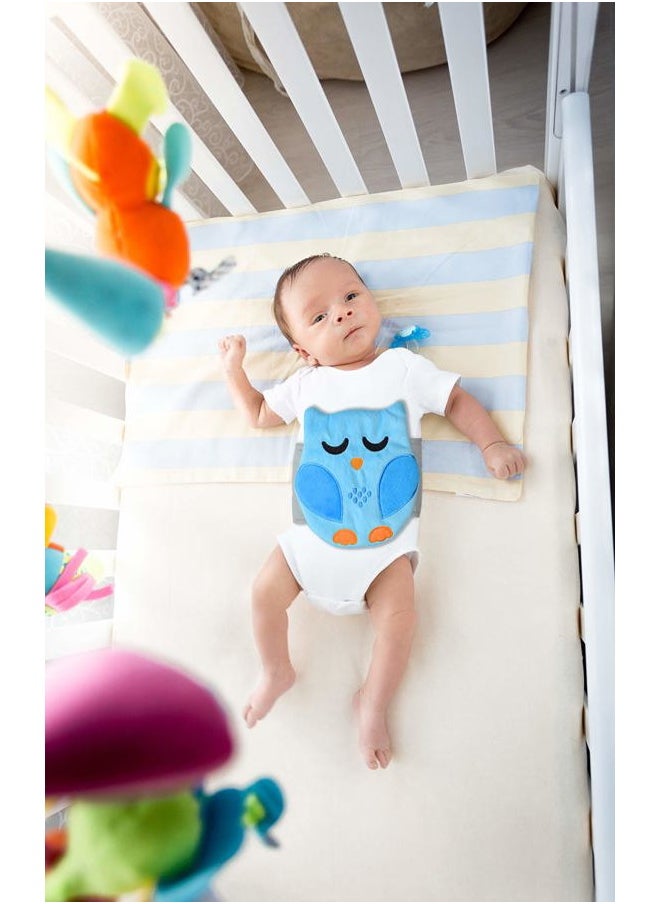 Bebon Baby Colic, Gas and Upset Stomach Relief, Baby Heated Tummy Wrap for Newborns - Belly Hugger - Infant Swaddling Belly Belt, Heating Pad with Soothing Warmth for Fussy Infants (Blue)  - Image 3