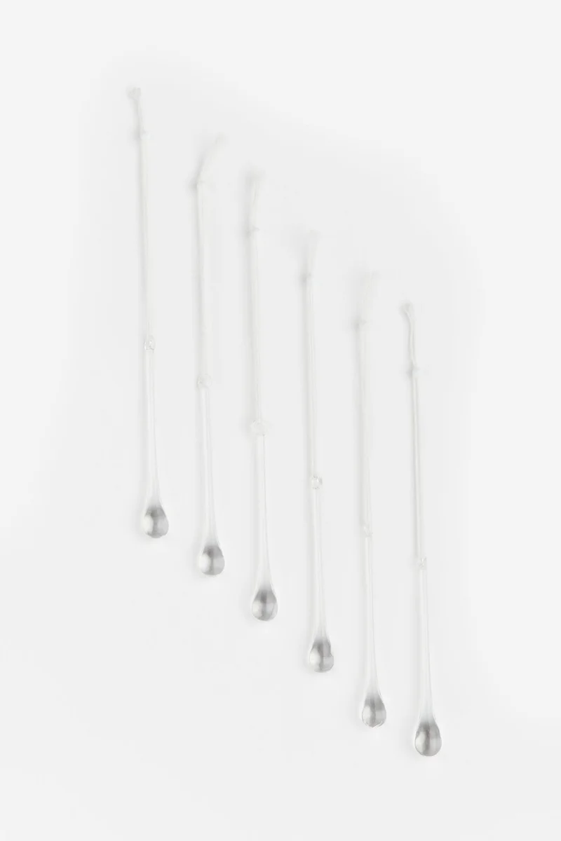 H&M 6-Pack Glass Easter Decorations