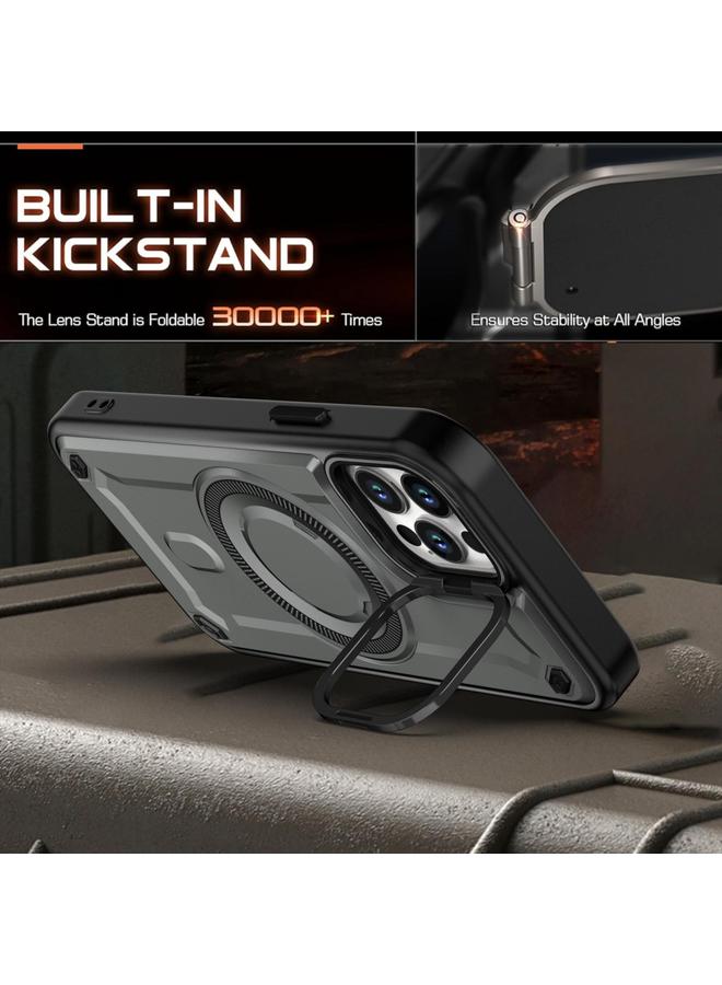 Zaboon Case For iPhone 12 / 12 Pro MagSafe PC Phone Case with Lens Holder - Image 4