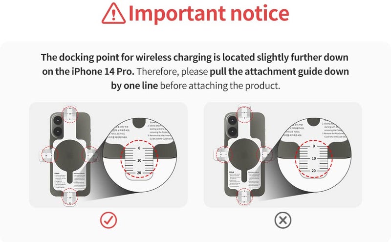 Sinjimoru for MagSafe Sticker, Magnetic Ring for Phone Case, Adaptor for MagSafe Magnet, 1000g Magnet Strength, Wireless Charging, M-Plate White - Image 5