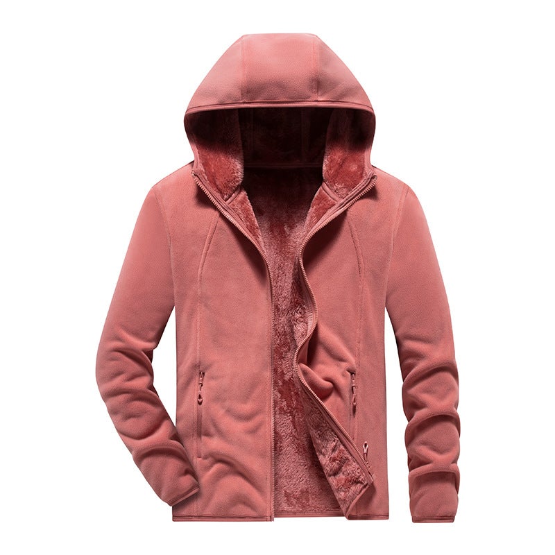 Double-Sided Fleece Jacket, Ollie Fleece Coat, Polar Fleece Lining, Couple Style, Lamb Fleece, Warm, Soft, Trendy Top - Image 5