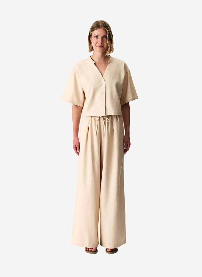 Penti Women Alice Pastel Beige Shirt - Image 4