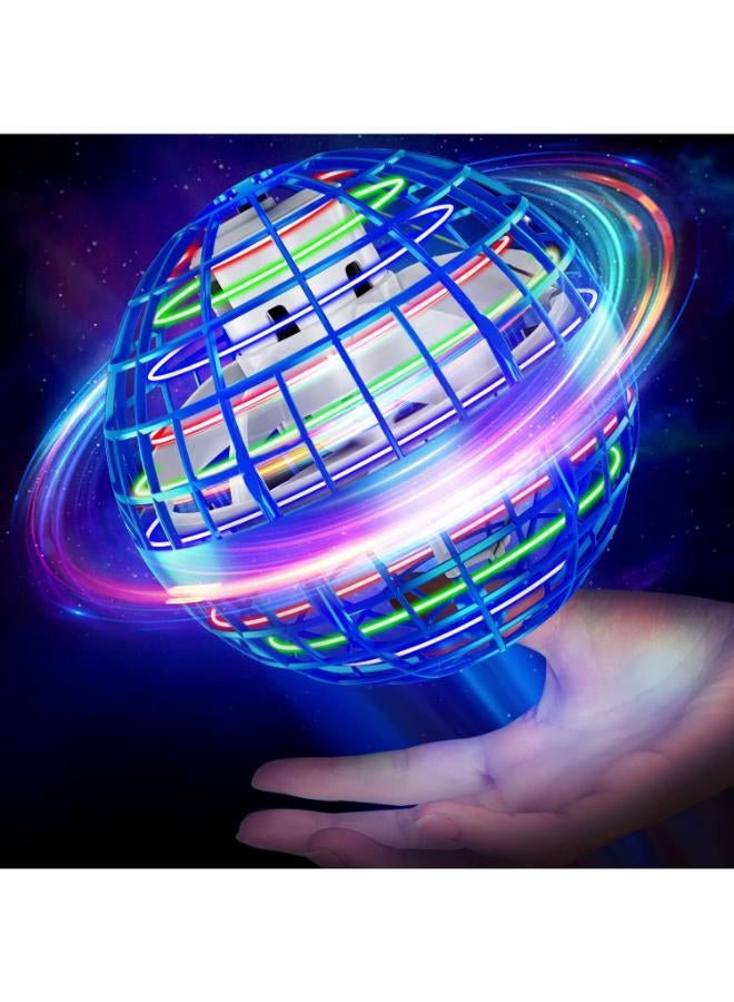 2025 Flying Bal l Orb Toys,360° Hover Ball Boomerang Flyin g Orb,UFO Smart Sensor Flying Ball,Magic Flying Bal l Boys Girls Toys, Kids Gifts,Aged 6 7 8 9 10 11 12 Year(Blue) - Image 1