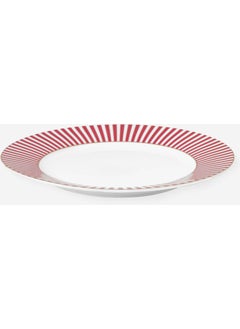 Pip Studio Royal Stripes Pink Porcelain Breakfast Plate 21 cm  - Image 2