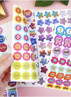 Lemon 844 Pcs Incentive Stickers, 16 cute encouraging stickers Contains patterns such as  sun, star, encouraging words, etc, Teacher Classroom Reward Gifts, Encourage Kids to Do Chores  - Image 4