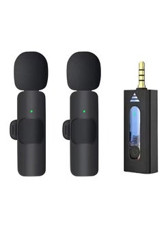Hihonor Wireless Lavalier Microphone for iPhone iPad USB C Smartphone, Plug and Play Mini Mic for YouTube TikTok Live Streaming Gaming K Song Recording Auto Noise Reduction, Professional Lavalier Clip-on Microphone for Video Recording  (MIC-3.5mm 2)  - Image 1