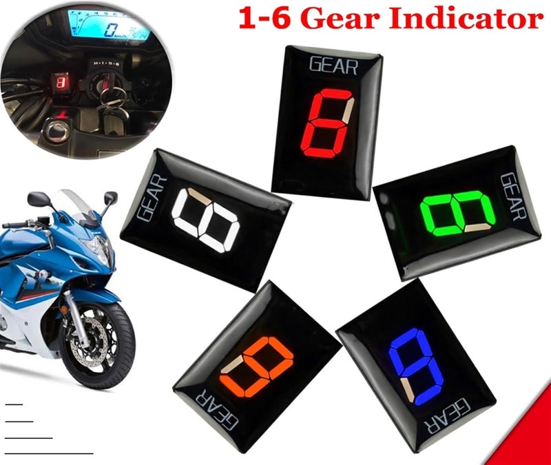 Wivplex Motorcycle Gear Display Indicator - Green Bracket - Image 4