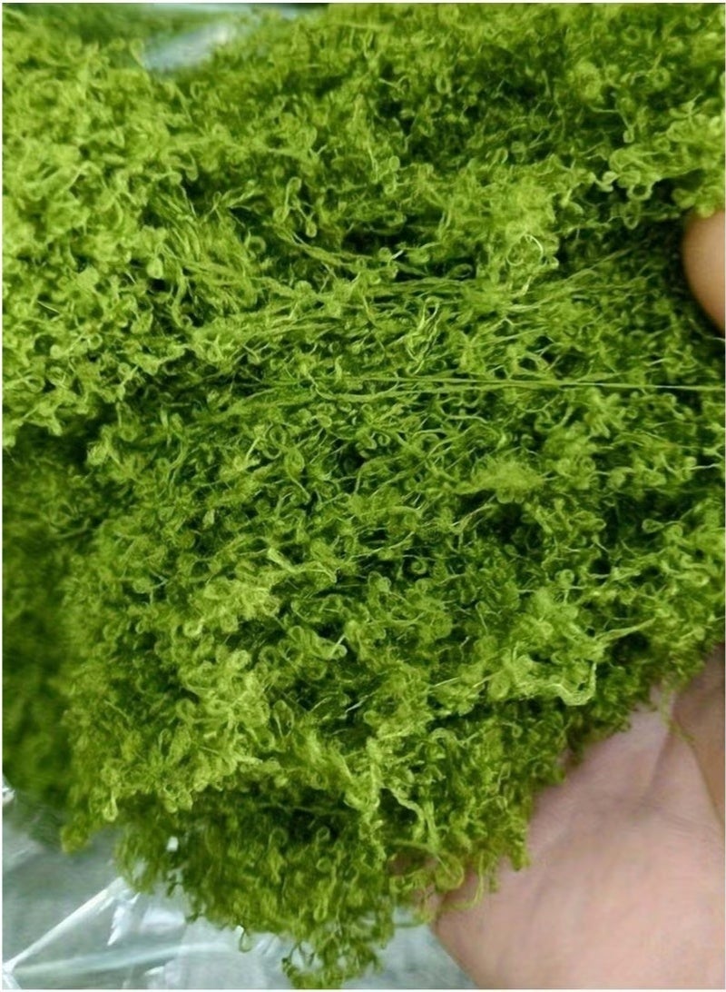 SHAOZHEN 200g Moss Grass Perfectly Simulates Artificial Moss Fake Green Grass for Centerpieces Home Kitchen Garden Decor Preserved Forest Moss - Image 2
