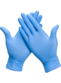 YASHFEEN 100-Piece Medical Powder-Free Nitrile Gloves, Large  - Image 2