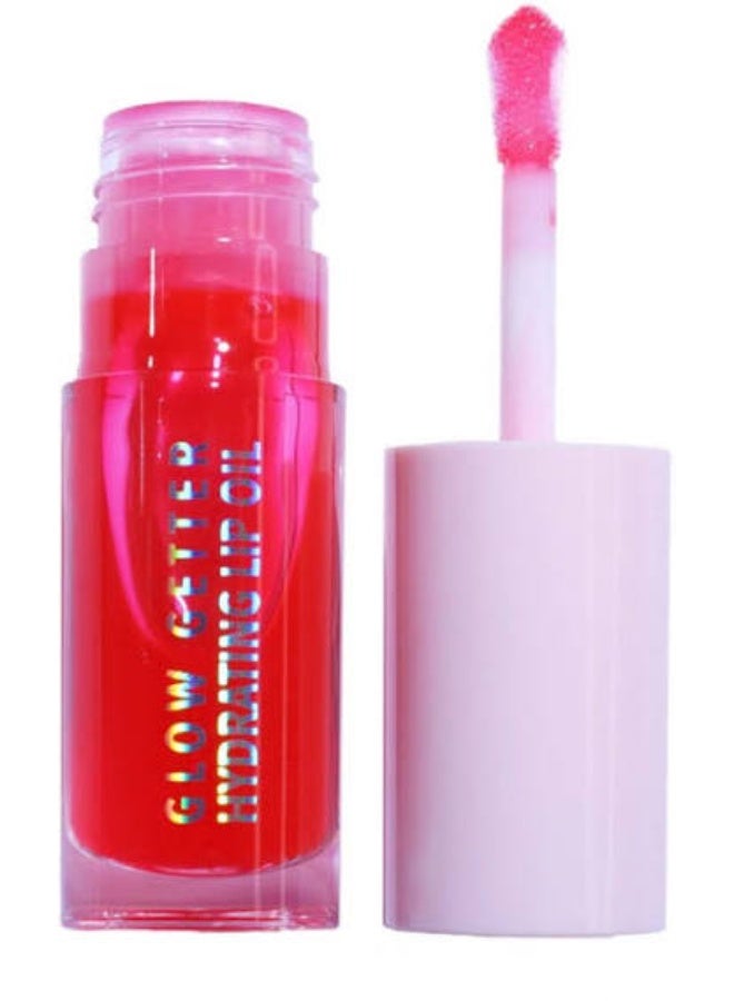 Moira Glow Getter Hydrating Lip Oil 08 Juicy Red 4.6ml - Image 3