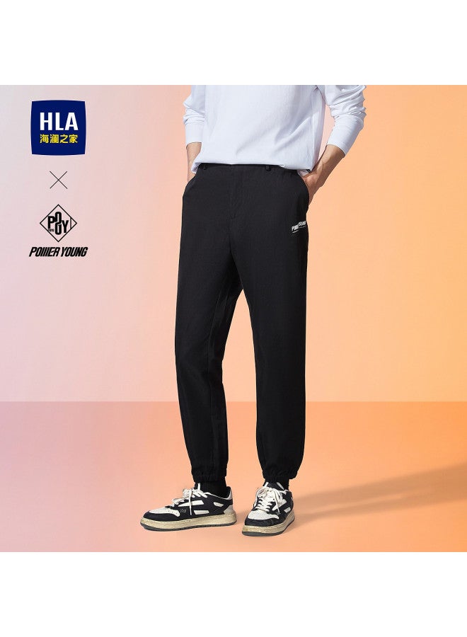HLA New Street Trend Series】spring And Autumn Hot Loose Soft Cuffed Men's Casual Pants Sweatpants - Image 2