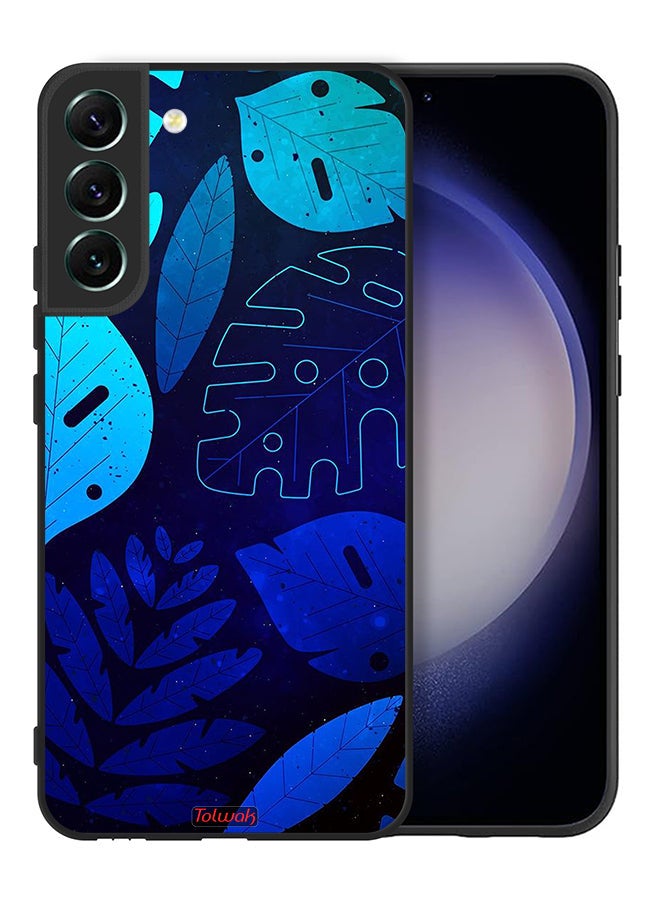 Tolwak Samsung Galaxy S22 5G Protective Case Cover Leaves Pattern - Image 2