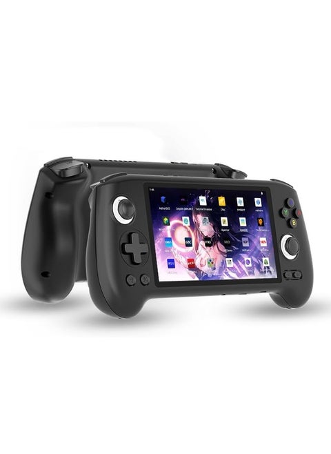 ANBERNIC RG556 Handheld Game Console Unisoc T820 Android 13 5.48 inch AMOLED Screen 5500mAh WIFI Bluetooth Retro Video Players (Black 128G)