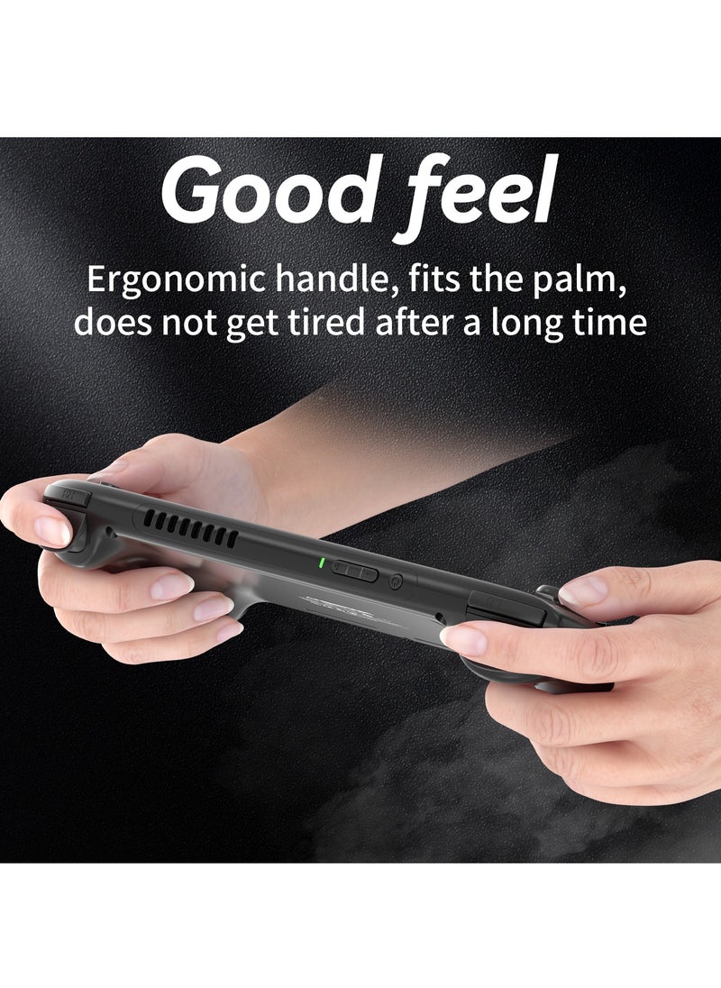 ANBERNIC  - ANBERNIC RG556 Handheld Game Console Unisoc T820 Android 13 5.48 inch AMOLED Screen 5500mAh WIFI Bluetooth Retro Video Players (Black 128G) - Image 1