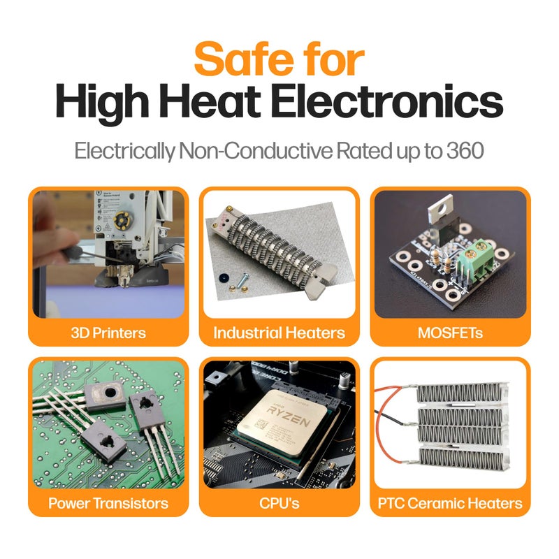 Slice Engineering Thin Film Thermal Grease for 3D Printer | High-Temperature Grease Paste Replacement | High-Performance Non-Conductive for Heat Transfer - Image 5