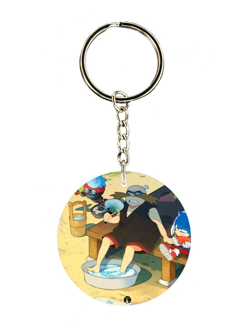 RKN Sonic Printed Keychain
