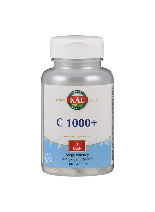 KAL C1000 Plus Mega Potency Supplement 1000 Mg 100 Count - Image 2