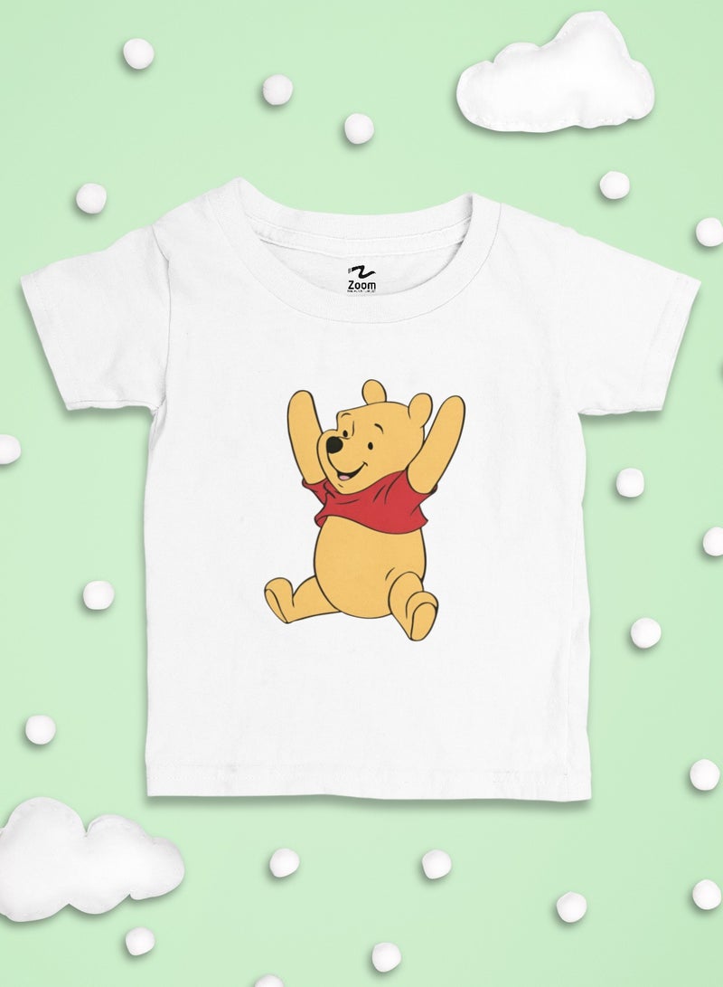 ZOOM Cute Pooh Trendy T-Shirt For Kids 