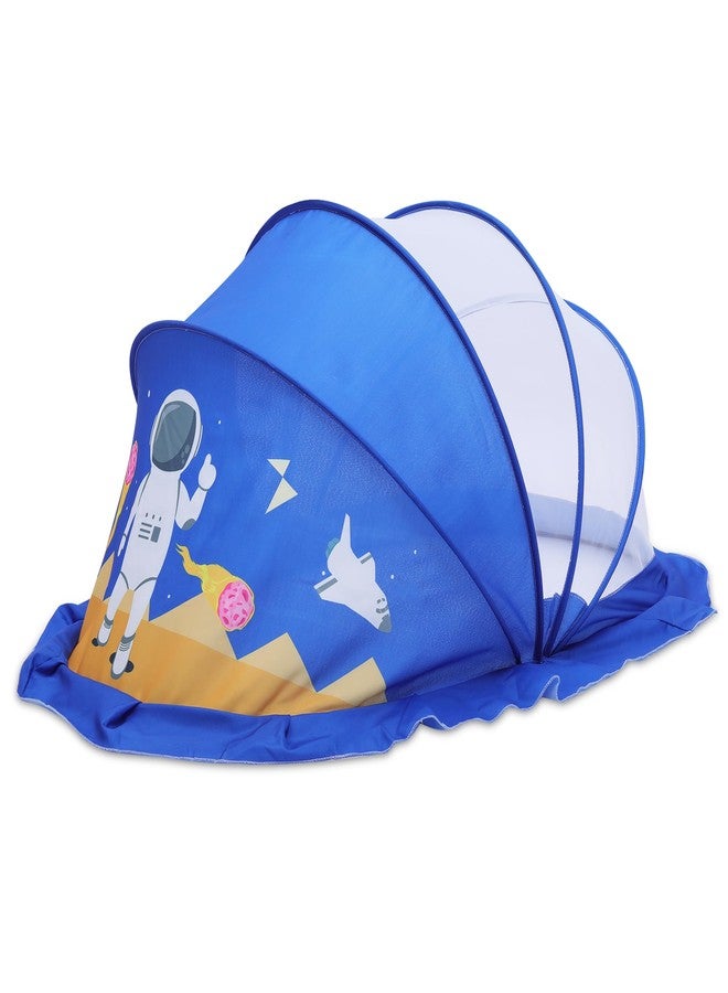 Amardeep Big Foldable Mosquito Net | Bottomless Baby Mosquito Tent with Multiple Cute Digital Prints | Insect Protection Canopy for Newborns & Toddlers | Portable & Breathable Net (Baby Astronaut) - Image 1
