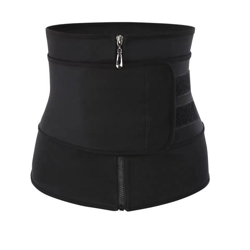 Bluejw Women's Neoprene Waist Trainer - Hot Slimming Waist Trimmers for Fitness, Sports & Body Shaping - Velcro Zipper Closure - Image 1