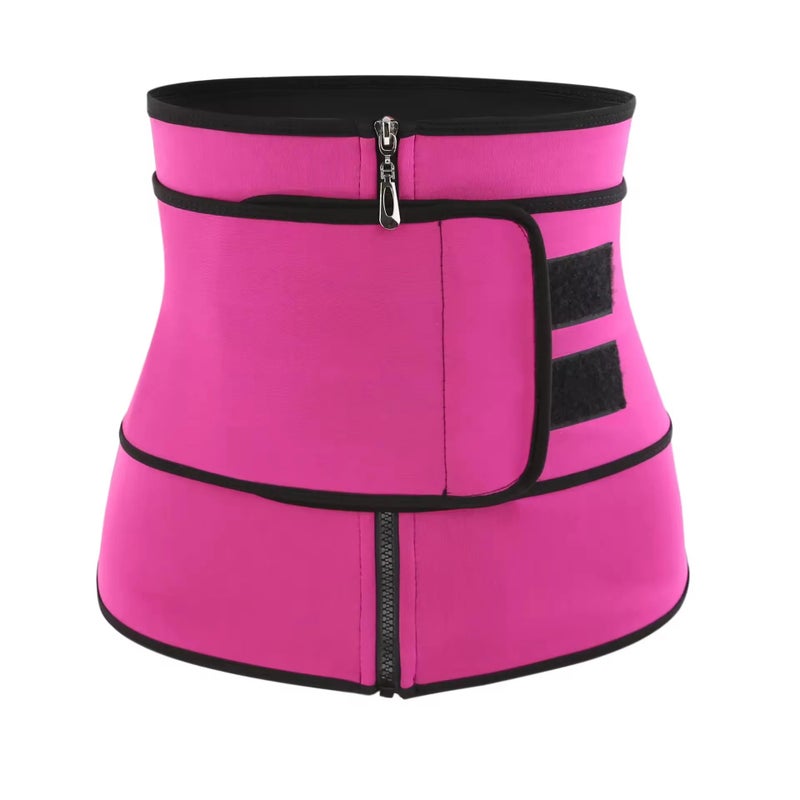 Bluejw Women's Neoprene Waist Trainer - Hot Slimming Waist Trimmers for Fitness, Sports & Body Shaping - Velcro Zipper Closure - Image 4